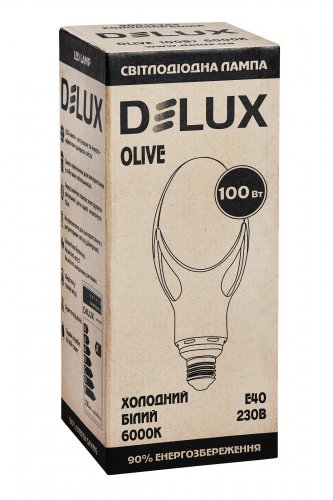 Світлодіодна лампа DELUX OLIVE 100W E40 6000K 90015385