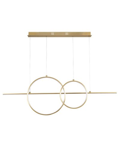 LED світильник підвісний Goldlux Laura 42W 4000K золото 331809