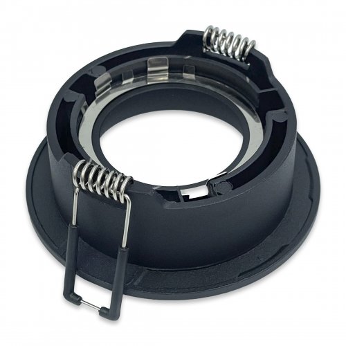 Светильник точечный Biom  под лампу MR16 GU5.3 встраиваемый круг черный SP-13R-B-AL