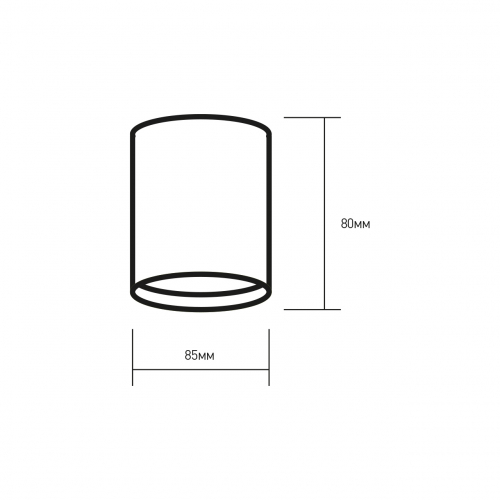 LED cветильник Eurolamp для ламп GX53 золото LH-GX53(golden)