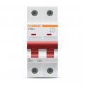 Автоматичний вимикач Videx RESIST RS4 2п 20А З 4,5кА VF-RS4-AV2C20