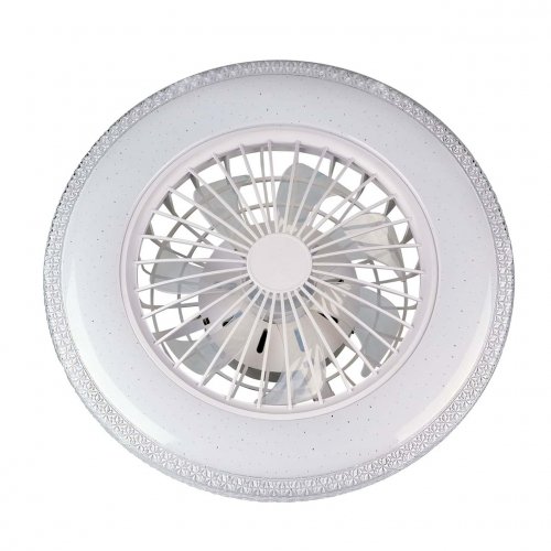 LED светильник накладной Goldlux Egypt с пультом 48W 3000K/4000K/6500K с вентилятором белый 341297