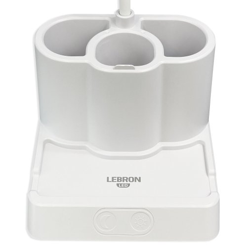 Настільна LED лампа акумуляторна Lebron L-TL-7603 гнучка 5W 3000-6500K білий 15-13-41