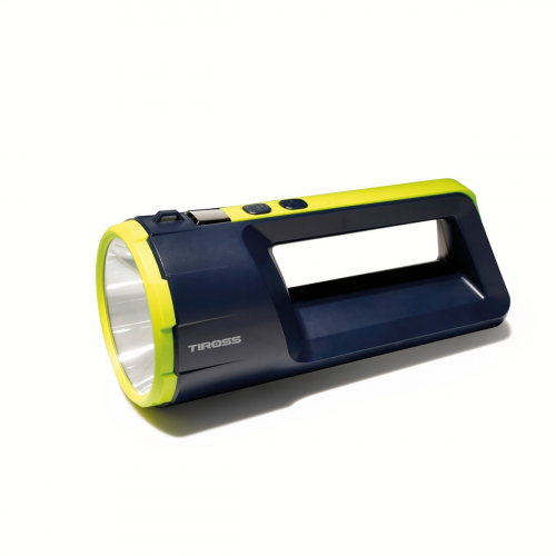Портативный светодиодный аккумуляторный фонарик Tiross аварийный с функцией Power Bank 4600mAh 200м TS-1858
