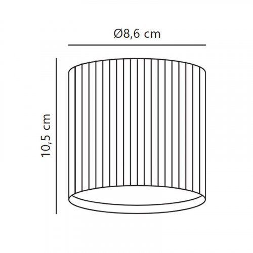 Уличный светильник Nordlux Kyklop Ripple GU10 IP54 черный 2518316003