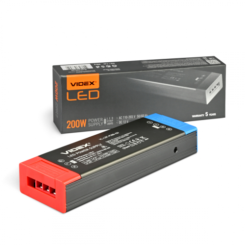 Блок живлення Videx 200W 12V 16.6A IP20 VL-LST-P200-12V