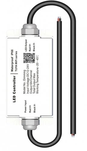 Диммер Prolum RGB Wi-Fi 12-24V 10A IP68 TUYA TOUCH HomeLink 404023