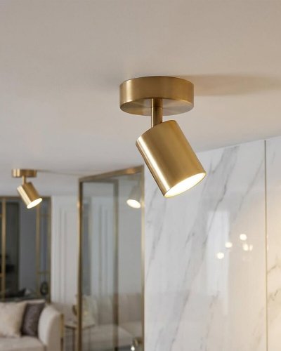Светильник настенный Goldlux Goldi GU10 IP20 золото 327253