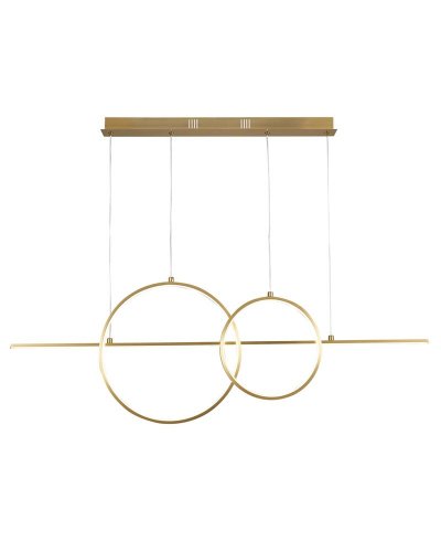 LED світильник підвісний Goldlux Laura 42W 4000K золото 331809