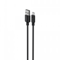 Кабель з'єднувальний зарядний HAVIT USB - Micro USB 3A 1м Black HV-CB300C