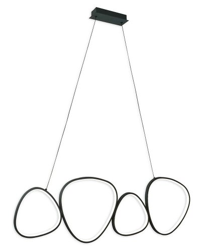 LED світильник підвісний Goldlux Petra 48W 4000K чорний 334046