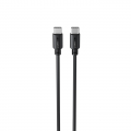 Кабель з'єднувальний зарядний HAVIT USB-C - USB-C PD60W 3A 1м Black HV-CB303C