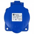 Розетка силова промислова TP Electric 3x32A 2P+PE із заземленням 75x75мм пряма 60-40-88 Розетка силова промислова TP Electric 3x32A 2P+PE із заземленням 75x75мм пряма 60-40-88
