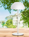 Настільна LED лампа Goldlux Tanzania акумуляторна вулична 1.8W 2700K IP44 USB біла 329936