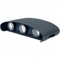 Фасадный LED светильник Velmax V-CTL-WL-005х6 6W 3000K IP54 24-62-41