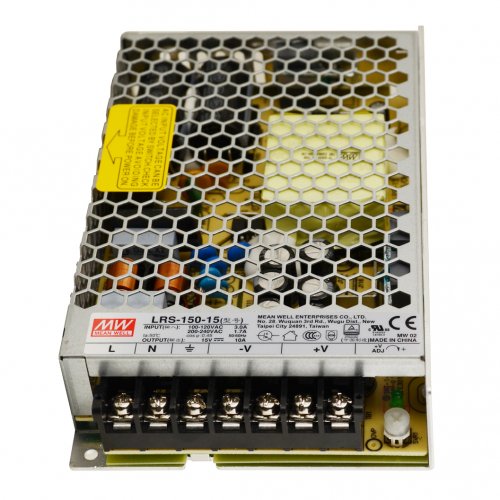 Блок живлення Mean Well 150W 15V 10A IP20 LRS-150-15