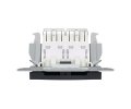 Розетка комп. подвійна RJ45 кат.6 UTP Schneider Asfora Антрацит EPH4800171 Розетка комп. подвійна RJ45 кат.6 UTP Schneider Asfora Антрацит EPH4800171