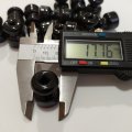 Ізолятор для ретро проводки RE керамічний чорний CI.1822.35