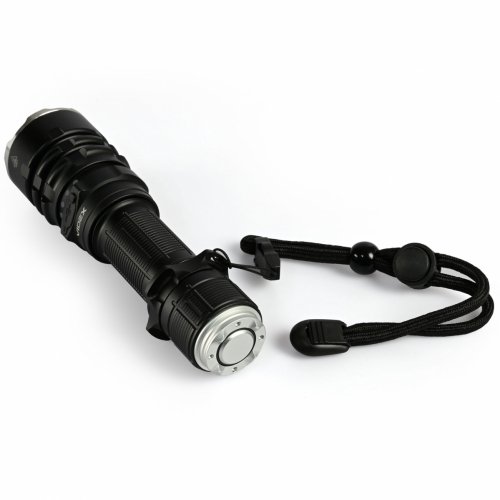 Портативний тактичний світлодіодний акумуляторний ліхтарик Videx 20W 2000Lm 6500K IP68 VLF-AT265