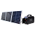 Портативная зарядная станция Velmax V-PPS-200sp 200W с солнечной панелью 3×30W 31-10-03