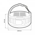 LED светильник уличный Goldlux K2 на солнечной батарее 2W 6500К IP44 330949