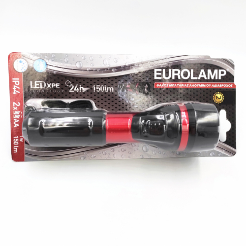 Портативный светодиодный фонарик Eurolamp водоупорный 1 Вт 6500K красный FLASH-1W(red)