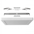 LED cветильник Videx DL6S 18W 3000-4000-6500K  встраиваемый квадрат VL-DL6S-18CW