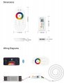 Контроллер с пультом Prolum RGBW Wi-Fi 18A 5-24A TUYA TOUCH HomeLink 404013