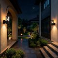Уличный светильник Eurolamp DECO C Е27 IP54 черный BRA-1xE27(DECO)C