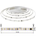 LED лента Biom Professional SMD2835 120шт/м 8W/м IP44 220V (4000-4500K) BPS-G3-20-220-2835-120-NW-44 (22700)