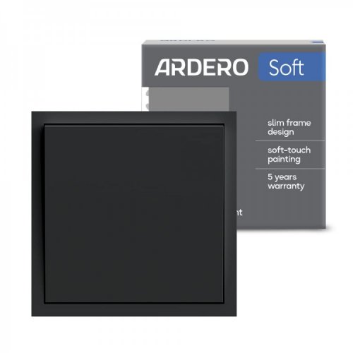 Выключатель Ardero EV141-B Soft черный 9078