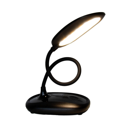 Настольная LED лампа аккумуляторная Евросвет Ridy Flex-01 5Вт 3000К/4000К/6000К черная 000059654