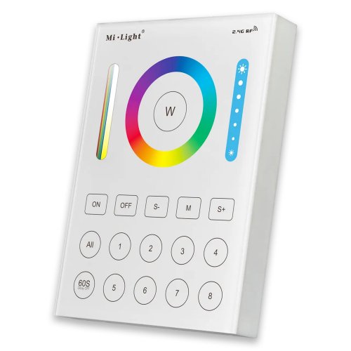 Настенный смарт пульт Mi-Light для ДУ 8-зональный White/RGB/RGBW/CCT RF 2.4GHz AC 220V TL8