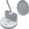 Настольная LED лампа аккумуляторная Lebron L-TL-L-40 5W 4100К гибкая белая 15-13-40