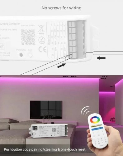 Пульт д/у Prolum Wi-Fi 5в1 15A TOUCH TUYA HomeLink 404016