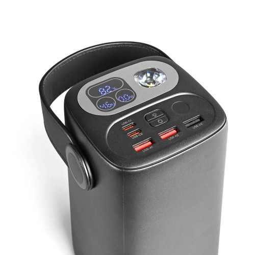 Портативное зарядное устройство (повербанк) TITANUM WC60 60000mAh 100W Black TPB-WC60-B