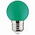 Світлодіодна лампа Horoz зелена G45 1W E27 001-017-0001-040