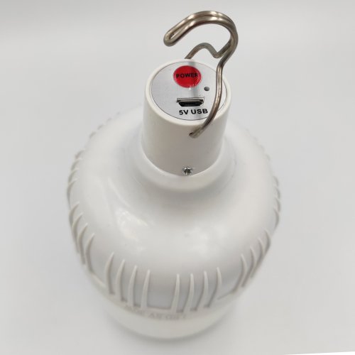 Ліхтар лампа LED акумуляторна LT підвісна кемпінгова на гачку 5V 30W USB BATTERY-LAMP-30 031102