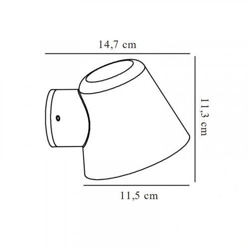 Вуличний світильник Nordlux Aleria GU10 IP44 срібло 2019131031