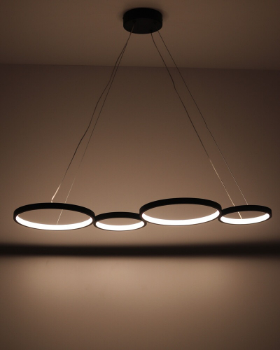 LED світильник підвісний Goldlux Flamenco 42W 4000K чорний 331021