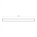 LED светильник влагозащищенный Eurolamp линейный 60W 3000-5000К IP40 Nice Light-60