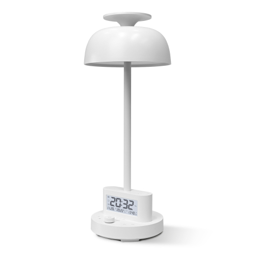 Настольная LED лампа аккумуляторная Videx 8W 4000K+RGB белая VL-TF24W