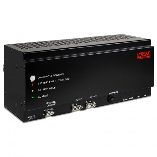 ДБЖ безперервної дії Powercom DIN Rail UPS (DRU) 850VA 510W DRU850DIN