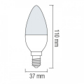 Світлодіодна лампа Horoz свічка ULTRA-10 10W E14 4200K 001-003-0010-030