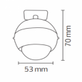 Датчик движения Horoz NAVARA 360° белый 088-005-0001-010