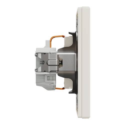 Розетка с заземл. контактом Schneider серия Asfora Кремовый EPH2900123