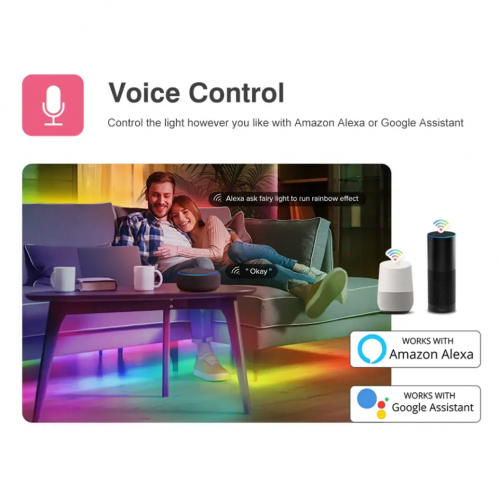 Контроллер RGB LT SPI smart 5-24V Alexa для адресной ленты RGB/RGBW Smart Pixel-WiFi