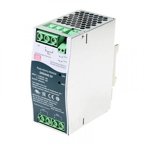 Блок питания на DIN-рейку Mean Well 40A 24V DRDN40-24