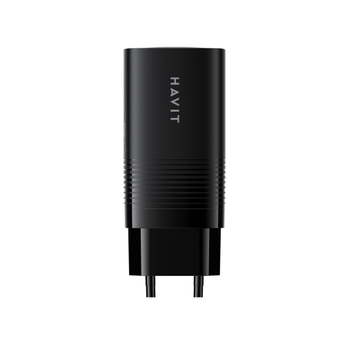 Мережевий зарядний пристрій  HAVIT GaN 67W USB-A+2xUSB-C Black HV-UC20-BK