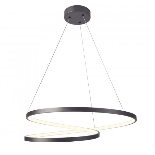 LED світильник підвісний Goldlux Zefira 52W 4000K антрацит 328175